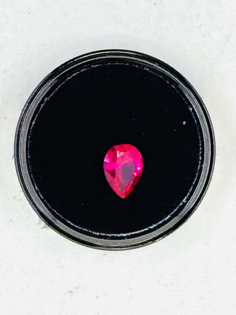 1.32 Carat Pear Mixed Cut Ruby IGI CERT MSRP $660 NWT Invicta